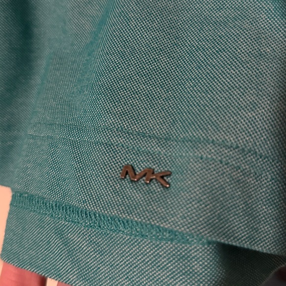 Michael Kors Turquoise Polo Shirt - Picture 5 of 5